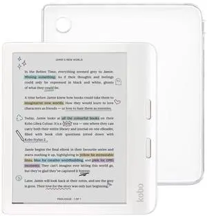 Libra Colour White eReader with Case Bundle Libra Colour White eReader with Case Bundle