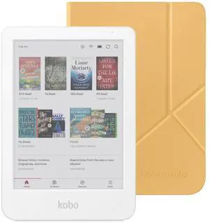 Clara Colour eReader (White) with Case Bundle (Butter Yellow SleepCover, Case Bundle) Clara Colour eReader (White) with Case Bundle (Butter Yellow SleepCover, Case Bundle)