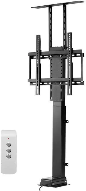 Motorized TV Lift Stand, 32-55 in, Black, Floor Mount, Television, Flat Screen Display Mount, Tilt, Compatible with VESA 400 x 400 mm, Supports 132 lbs, Ideal for Offices, Living Rooms, Bedrooms Motorized TV Lift Stand, 32-55 in, Black, Floor Mount, Television, Flat Screen Display Mount, Tilt, Compatible with VESA 400 x 400 mm, Supports 132 lbs, Ideal for Offices, Living Rooms, Bedrooms