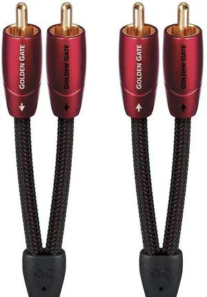Golden Gate Stereo Cable with 4 RCA Plugs, 0.6 m Golden Gate Stereo Cable with 4 RCA Plugs, 0.6 m