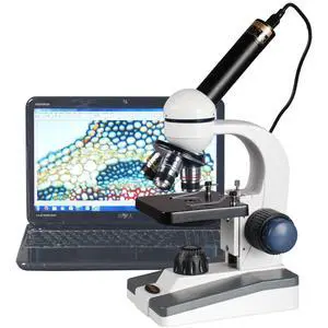 M150C-E5 Student Microscope, 40X-1000X, 5MP Cam | 40X-1000X Magnification Range 5MP CMOS Sensor USB 2.0 Connectivity Built-In LED Illumination M150C-E5 Student Microscope, 40X-1000X, 5MP Cam | 40X-1000X Magnification Range 5MP CMOS Sensor USB 2.0 Connectivity Built-In LED Illumination