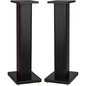 Universal Wood Speaker Stand Pair (28in Walnut) Universal Wood Speaker Stand Pair (28in Walnut)