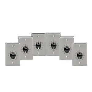 VC50S 50W Plate Mounted 70V Commercial Volume Control - Stainless Steel (6-Pack) VC50S 50W Plate Mounted 70V Commercial Volume Control - Stainless Steel (6-Pack)