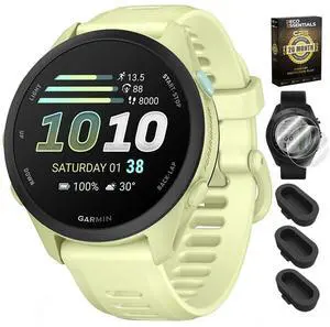 Forerunner 70, 1.2" AMOLED GPS Running Watch, Training Readiness, 13-Day Battery, Citron, 010-04307-02 w/Deco Essentials 26-Month CPS, Screen Protector & 3-Pack Dust Cover Forerunner 70, 1.2" AMOLED GPS Running Watch, Training Readiness, 13-Day Battery, Citron, 010-04307-02 w/Deco Essentials 26-Month CPS, Screen Protector & 3-Pack Dust Cover
