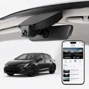 4K STARVIS 2 OEM-Fit Dash Cam for Toyota Corolla 2020-2022, 64GB | Gray Front-only Hidden Fit; IMX675, F/1.5, Wi-Fi app, Plug-and-play, Loop Recording, G-sensor and Hardwire Kit Included 4K STARVIS 2 OEM-Fit Dash Cam for Toyota Corolla 2020-2022, 64GB | Gray Front-only Hidden Fit; IMX675, F/1.5, Wi-Fi app, Plug-and-play, Loop Recording, G-sensor and Hardwire Kit Included