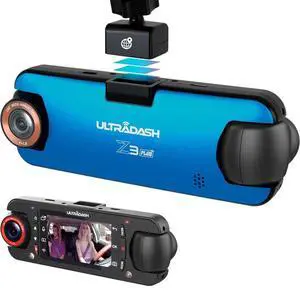 UltraDash Z3+ Commercial Edition - Dual Lens Dash Cam for Rideshare Taxi Truck Ambulance Police Professional Drivers Wide Angle IR Lens Night Vision Infrared 2.7" LCD HDR Cabin Passenger UltraDash Z3+ Commercial Edition - Dual Lens Dash Cam for Rideshare Taxi Truck Ambulance Police Professional Drivers Wide Angle IR Lens Night Vision Infrared 2.7" LCD HDR Cabin Passenger
