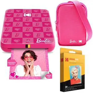 x Barbie Step Slim Wireless Instant Portable Photo Mobile Printer Barbie Starter Bundle (Iconic Style)+ Barbie Deluxe Camera Case + Zink Paper (20 Sheets) x Barbie Step Slim Wireless Instant Portable Photo Mobile Printer Barbie Starter Bundle (Iconic Style)+ Barbie Deluxe Camera Case + Zink Paper (20 Sheets)