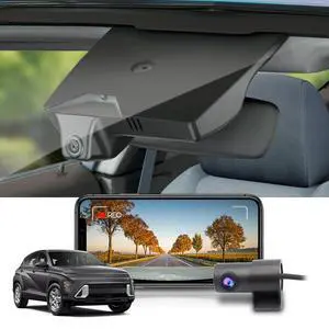 Front 4K+Rear 1080P Dash Cam Adapts for Hyundai Kona 2023 2024 2025 & Kona Electric (Part No#BE010), Integrated OEM Look, Dual Loop Recording, WiFi & APP, G-Sensor, Easy to Use, 128GB Card Front 4K+Rear 1080P Dash Cam Adapts for Hyundai Kona 2023 2024 2025 & Kona Electric (Part No#BE010), Integrated OEM Look, Dual Loop Recording, WiFi & APP, G-Sensor, Easy to Use, 128GB Card