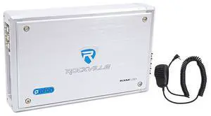 RXM-S20 4-Channel Micro Marine/ATV Amplifier 1600W Peak/400W RMS | Class A/B, MOSFET Power Supply, Water-Resistant, PA Mic with Talkover, Bass EQ, 2-Ohm Stable, 4-Ohm Bridgeable, RCA Output RXM-S20 4-Channel Micro Marine/ATV Amplifier 1600W Peak/400W RMS | Class A/B, MOSFET Power Supply, Water-Resistant, PA Mic with Talkover, Bass EQ, 2-Ohm Stable, 4-Ohm Bridgeable, RCA Output