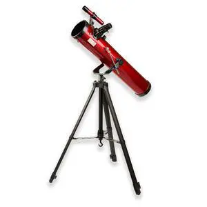Red Planet 35-78x76mm Newtonian Reflector Telescope (RP-100), Red Red Planet 35-78x76mm Newtonian Reflector Telescope (RP-100), Red