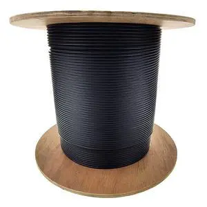 6-Strand Fiber Indoor/Outdoor Multimode 62.5/125 OM1 Fiber Optic Cable Black, Riser Rated, High Bandwidth & Low Attenuation for Ethernet & LAN, 1000ft 6-Strand Fiber Indoor/Outdoor Multimode 62.5/125 OM1 Fiber Optic Cable Black, Riser Rated, High Bandwidth & Low Attenuation for Ethernet & LAN, 1000ft