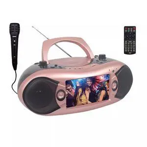 NDL-287 7" Portable TV & DVD Boombox w/ATSC Tuner, Bluetooth Streaming, CD/DVD Player, AM/FM Radio, USB/SD Playback, AUX & Mic in, AC/DC or Battery NDL-287 7" Portable TV & DVD Boombox w/ATSC Tuner, Bluetooth Streaming, CD/DVD Player, AM/FM Radio, USB/SD Playback, AUX & Mic in, AC/DC or Battery