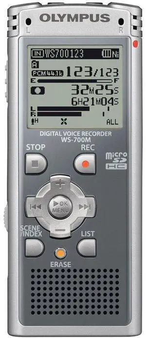 Olympus WS-700M Digital Voice Recorder 140152 (Grey) Olympus WS-700M Digital Voice Recorder 140152 (Grey)