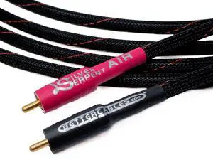 8 Inches Silver Serpent AIR Audiophile RCA Audio Interconnect Cables - Stereo Pair (2 Cables) Flagship, High-End, High-Performance, Premium Hi-Fi Audio 8 Inches Silver Serpent AIR Audiophile RCA Audio Interconnect Cables - Stereo Pair (2 Cables) Flagship, High-End, High-Performance, Premium Hi-Fi Audio