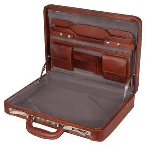 Full Grain Leather Briefcase Attache Case For Unisex Size L18 x W4 x H12 Inches Luxury Briefcase Bag (Tan) Full Grain Leather Briefcase Attache Case For Unisex Size L18 x W4 x H12 Inches Luxury Briefcase Bag (Tan)