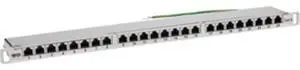 Eaton Series CAT5E/CAT6 24-Port Patch Panel - Shielded, KRONE IDC, 56 Eaton Series CAT5E/CAT6 24-Port Patch Panel - Shielded, KRONE IDC, 56