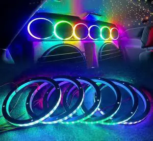 6PCS 10" RGB Dream Color Speaker Ring Lights for Car Truck | Chasing Speaker Rings Lights for Coaxial audio, Suitable for Car Truck Boat Slingshot, with Bluetooth Remote Music Dance Sync 6PCS 10" RGB Dream Color Speaker Ring Lights for Car Truck | Chasing Speaker Rings Lights for Coaxial audio, Suitable for Car Truck Boat Slingshot, with Bluetooth Remote Music Dance Sync