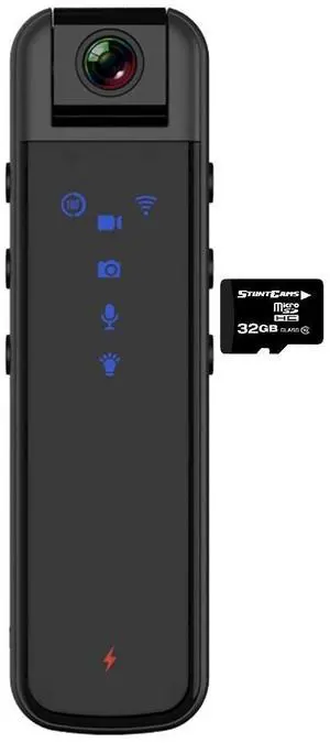 Flip Rotating Lens 180 Degree Local Remote View Mini 1080P HD IR Infrared Covert Pocket Body Camera with 32GB Micro SD Card PE-FLIP Flip Rotating Lens 180 Degree Local Remote View Mini 1080P HD IR Infrared Covert Pocket Body Camera with 32GB Micro SD Card PE-FLIP