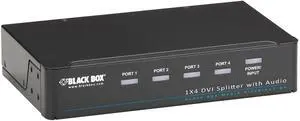 1 x 4 DVI-D Splitter with Audio and HDCP 1 x 4 DVI-D Splitter with Audio and HDCP