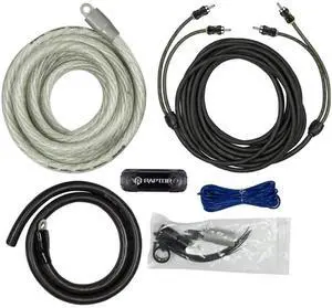 by METRA Electronics PRO Series 3800W 1/0 AWG AMP KIT with RCA Cable - R5A01 by METRA Electronics PRO Series 3800W 1/0 AWG AMP KIT with RCA Cable - R5A01