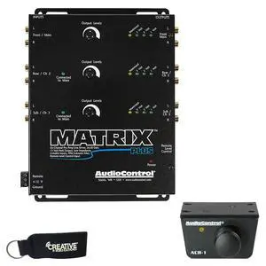 MATRIX PLUS 6-Channel Line Driver ACR-1 Remote Bundle | 6-channel line driver with level control and ACR-1 dash remote included MATRIX PLUS 6-Channel Line Driver ACR-1 Remote Bundle | 6-channel line driver with level control and ACR-1 dash remote included