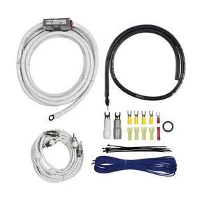 v10 4 AWG Amp Kit - 2100 W with RCA Cable v10 4 AWG Amp Kit - 2100 W with RCA Cable