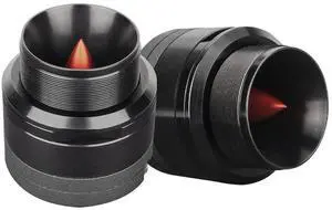 1 Pair of VST100 VENUM PRO Series Billet Aluminum Tweeter for Car Audio 200 Watts MAX 50 Watts RMS Neodymium Magnet, Billet Aluminum Frame, Bullet Phase Plug, 4-Ohm 1 Pair of VST100 VENUM PRO Series Billet Aluminum Tweeter for Car Audio 200 Watts MAX 50 Watts RMS Neodymium Magnet, Billet Aluminum Frame, Bullet Phase Plug, 4-Ohm