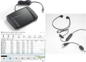 VEC Infinity 3 USB Foot Pedal Bundle with Spectra USB Headset and Express Scribe Pro License Black VEC Infinity 3 USB Foot Pedal Bundle with Spectra USB Headset and Express Scribe Pro License Black