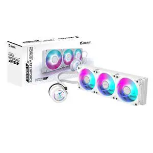 AORUS WATERFORCE II 360 ICE AIO Liquid CPU Cooler- 3x120mm ARGB Fans, slide-in interlocking mechanism, DAISY-CHAIN, Intel LGA 1851 and AMD AM5 Compatible AORUS WATERFORCE II 360 ICE AIO Liquid CPU Cooler- 3x120mm ARGB Fans, slide-in interlocking mechanism, DAISY-CHAIN, Intel LGA 1851 and AMD AM5 Compatible