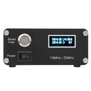 HAM Radio Antenna Tuner Automatic Antenna Tuner ATU-100 1.8-30MHz Aluminum Alloy C Type 10-15VDC HAM Radio Antenna Tuner Automatic Antenna Tuner ATU-100 1.8-30MHz Aluminum Alloy C Type 10-15VDC