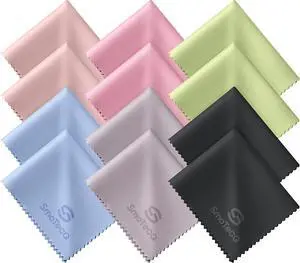 12 Pack Microfiber Lens Cleaning Cloths Ultra-Soft, Scratch-Free Eyeglass Cloths for Glasses, Screens & Cameras 7×6 in, Assorted Colors 12 Pack Microfiber Lens Cleaning Cloths Ultra-Soft, Scratch-Free Eyeglass Cloths for Glasses, Screens & Cameras 7×6 in, Assorted Colors
