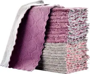 OstWony Small Reusable Cleaning Cloths,6 x 10 inch,11PCS,Absorbent Dish Rag OstWony Small Reusable Cleaning Cloths,6 x 10 inch,11PCS,Absorbent Dish Rag