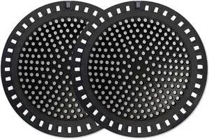 Seatery 2PCS Shower Hair Drain Catcher/Strainer/Cover/Filter/Trap, Hair Stopper Floor Drain, Stainless Steel with Silicone Edge Drain Protector, Black, 4.75 Inch Diameter Seatery 2PCS Shower Hair Drain Catcher/Strainer/Cover/Filter/Trap, Hair Stopper Floor Drain, Stainless Steel with Silicone Edge Drain Protector, Black, 4.75 Inch Diameter