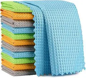 AIDEA Microfiber Glass Cleaning Cloth 12PK, Magic Cleaning Cloth 11×11" AIDEA Microfiber Glass Cleaning Cloth 12PK, Magic Cleaning Cloth 11×11"