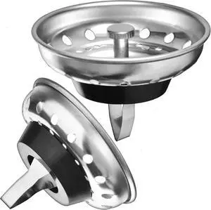 2 Pack Kitchen Sink Strainer and Stopper Combo Basket Replacement 2 Pack Kitchen Sink Strainer and Stopper Combo Basket Replacement