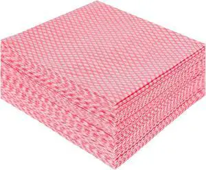 JEBBLAS Disposable Dish Towels and Cloths, Reusable Wipes, 50 Count, Red JEBBLAS Disposable Dish Towels and Cloths, Reusable Wipes, 50 Count, Red