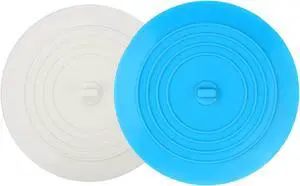 V-TOP Bath Tub Drain Stopper 2 Pack, 6 inch Silicone Drain Cover Tub Plug V-TOP Bath Tub Drain Stopper 2 Pack, 6 inch Silicone Drain Cover Tub Plug