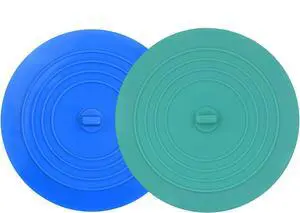 V-TOP Tub Stopper 2 Pack, 6 inches Large Silicone Drain Plug Hair Stopper Flat Suction Cover, Bathtub Accessories for Kitchen Bathroom and Laundry V-TOP Tub Stopper 2 Pack, 6 inches Large Silicone Drain Plug Hair Stopper Flat Suction Cover, Bathtub Accessories for Kitchen Bathroom and Laundry