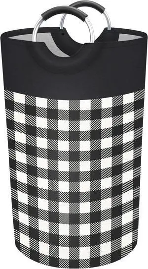 BlissTotes Laundry Basket, Laundry Hamper, Hampers for Laundry, Clothes Baskets Collapsible With Handles Waterproof For Bathroom Storage College Dorm, Family (Black, L) BlissTotes Laundry Basket, Laundry Hamper, Hampers for Laundry, Clothes Baskets Collapsible With Handles Waterproof For Bathroom Storage College Dorm, Family (Black, L)