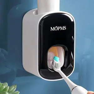 MOPMS Automatic Toothpaste Dispenser Wall Mounted for Kids and Adult 1Pcs MOPMS Automatic Toothpaste Dispenser Wall Mounted for Kids and Adult 1Pcs
