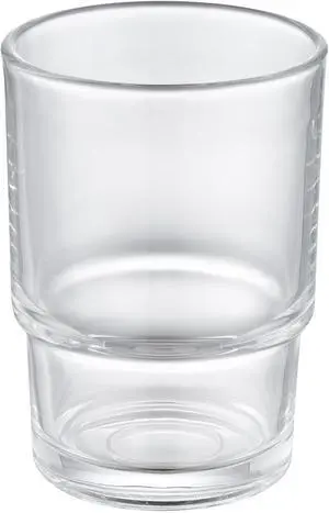 Aomasi Glass Toothbrush Cup for Bathroom Sink, Transparent Mouthwash Holder Aomasi Glass Toothbrush Cup for Bathroom Sink, Transparent Mouthwash Holder