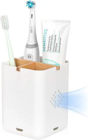 Toothbrush Holders for Bathrooms, Electric Toothbrush Holder, White Toothbrush Holders for Bathrooms, Electric Toothbrush Holder, White