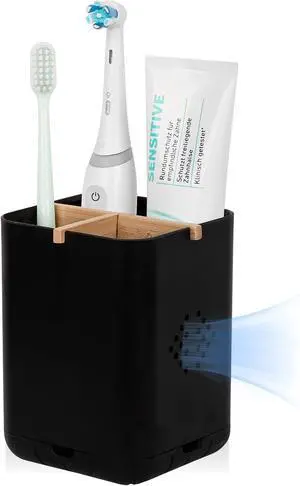 Toothbrush Holders for Bathrooms, Electric Toothbrush Holder, Black Toothbrush Holders for Bathrooms, Electric Toothbrush Holder, Black
