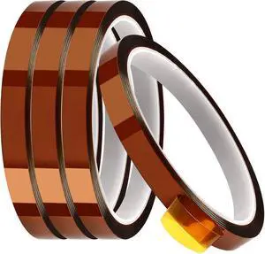 PEASUG 4 Rolls Heat Tape 10mm x 33m High Temp Resistant for Sublimation PEASUG 4 Rolls Heat Tape 10mm x 33m High Temp Resistant for Sublimation