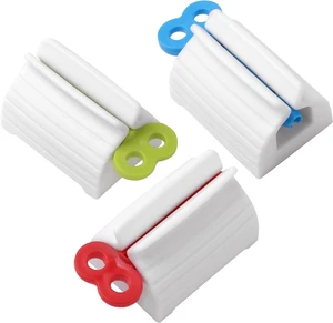 3pcs-Rolling Tube Toothpaste Squeezer Toothpaste Seat Holder Stand for Bathroom AccessoriesMix Color 3pcs-Rolling Tube Toothpaste Squeezer Toothpaste Seat Holder Stand for Bathroom AccessoriesMix Color
