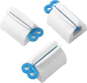 3pcs-Rolling Tube Toothpaste Squeezer Toothpaste Seat Holder Stand for Bathroom AccessoriesBlue 3pcs-Rolling Tube Toothpaste Squeezer Toothpaste Seat Holder Stand for Bathroom AccessoriesBlue
