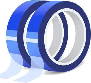 2 Rolls 20mm × 30m (98ft) Blue Sublimation Heat Transfer Tape for Press 2 Rolls 20mm × 30m (98ft) Blue Sublimation Heat Transfer Tape for Press