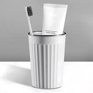 Toothbrush Cup Holder for Bathroom,Reusable Stainless Steel Bathroom Cup Toothbrush Cup Holder for Bathroom,Reusable Stainless Steel Bathroom Cup