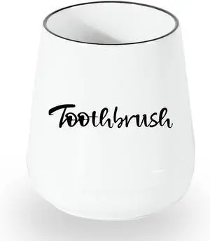 Ceramic Toothbrush, Brushing Holder Easy to Clean (White) Ceramic Toothbrush, Brushing Holder Easy to Clean (White)
