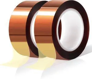 MEBMIK 2 Rolls 20mm x16m(52FT) Heat Tape High Temperature Heat Resistant Tape Heat Transfer Tape for Heat Sublimation Press Vinyl,No Residue MEBMIK 2 Rolls 20mm x16m(52FT) Heat Tape High Temperature Heat Resistant Tape Heat Transfer Tape for Heat Sublimation Press Vinyl,No Residue